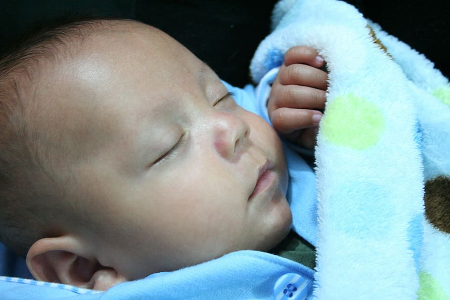 bebe, asleep, child, face, small, baby, young, childhood, portrait HD wallpaper
