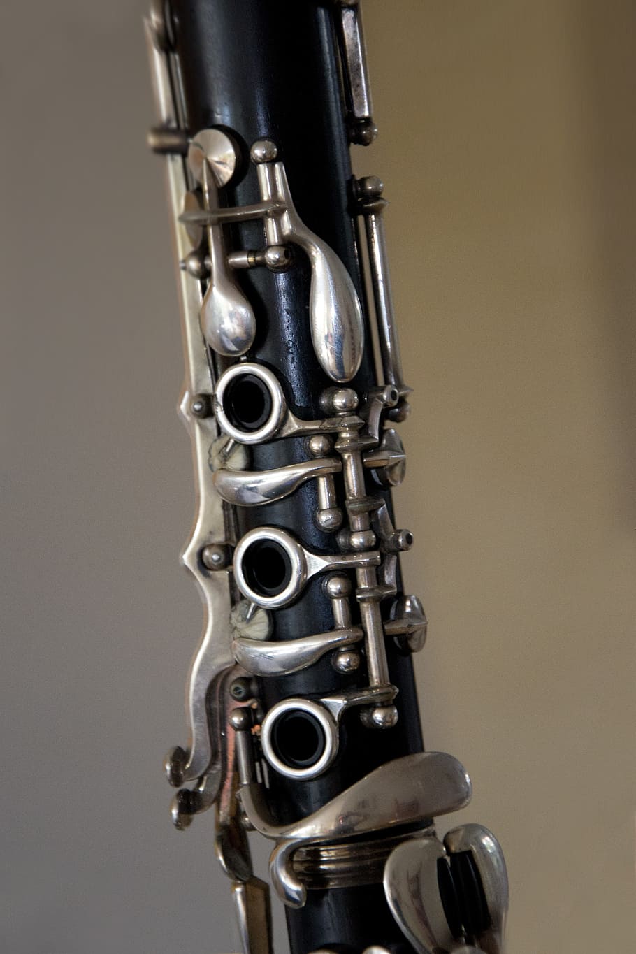 Hd Wallpaper Close Up Of Black And Silver Clarinet Musical Instrument Woodwind Wallpaper Flare