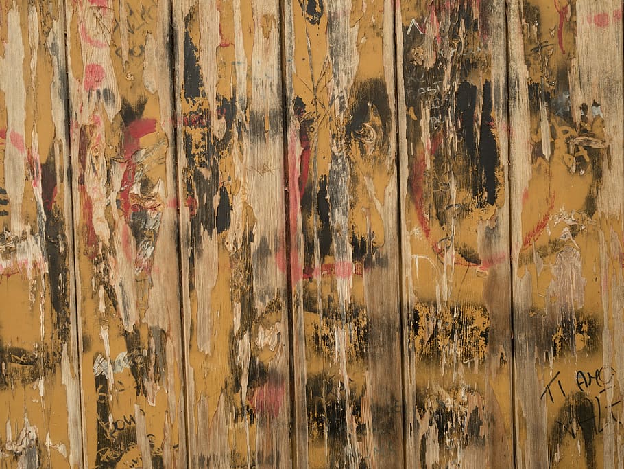 Texture, Background, Walls, Wood, Boards, graffiti, surface HD wallpaper