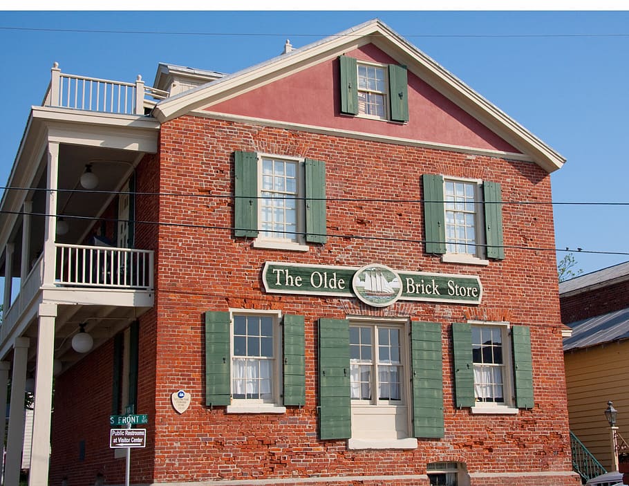 Building, General Store, Old, older, brick, architecture, bricks HD wallpaper
