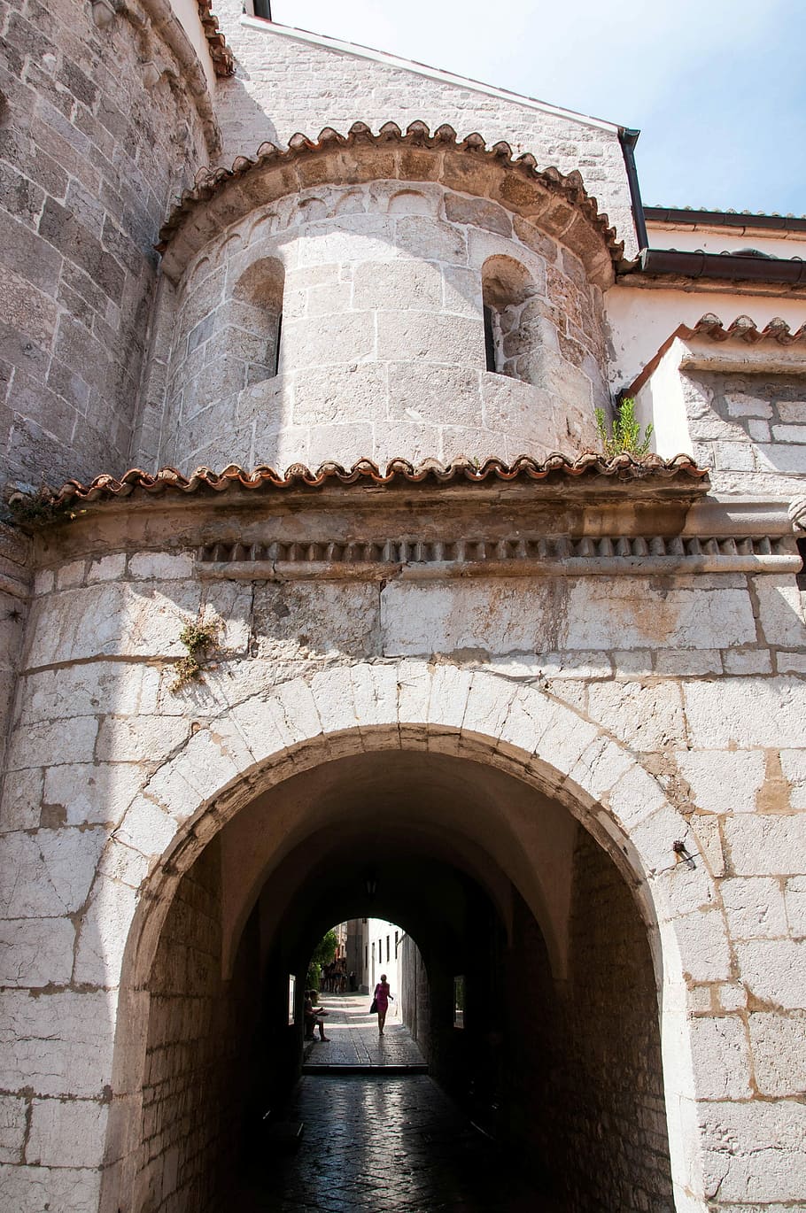 Borgo, Croatia, Istria, august, arch, travel destinations, cultures, HD wallpaper