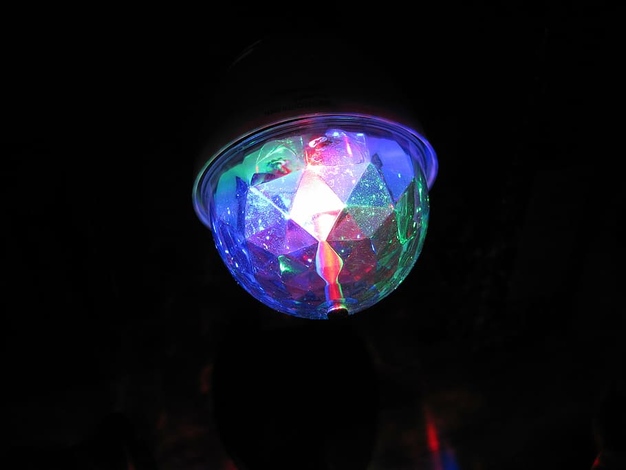 lamp, colorful, disco, lighting, atmosphere, lichtspiel, fun HD wallpaper