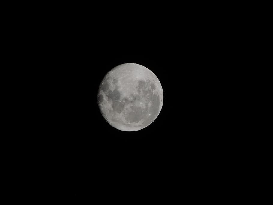 moon, moonlight, night, nocturne, sky, full moon, nature, space HD wallpaper