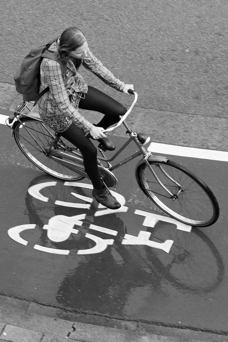 girl, bicycle, traffic, dutch, netherlands, bike, female, cyclist, HD wallpaper