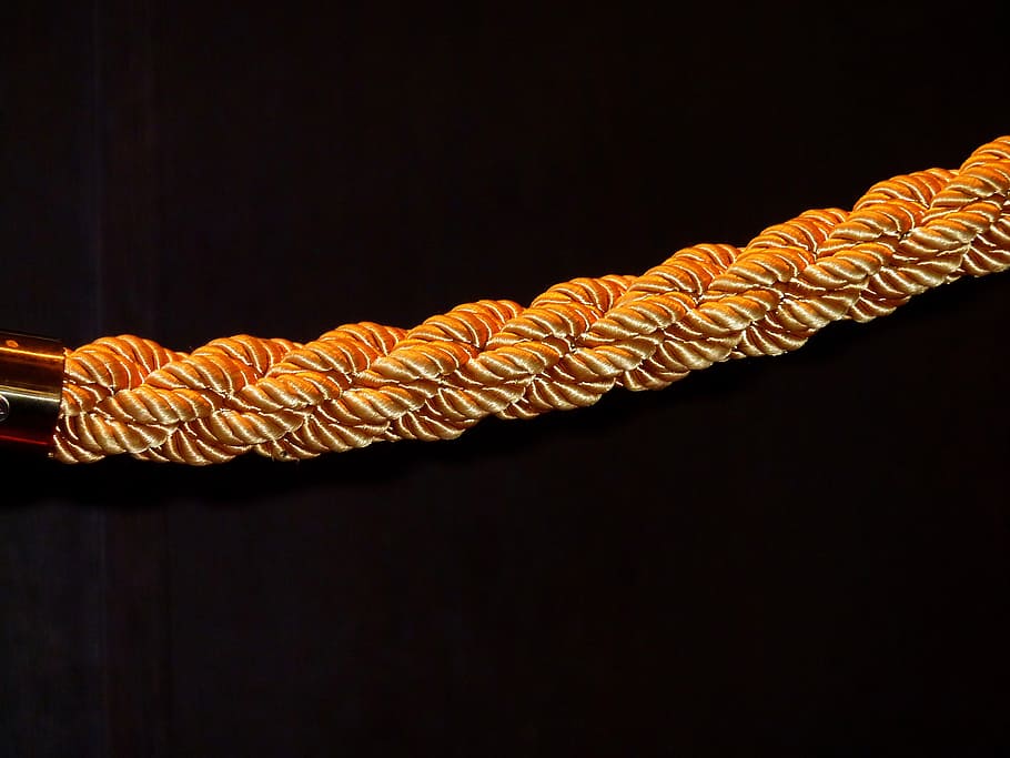 handrail, rope, dew, twisted ropes, fixing, knot, woven, strand