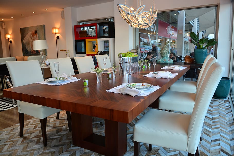 table, dining room, classic, seat, chair, indoors, home interior HD wallpaper