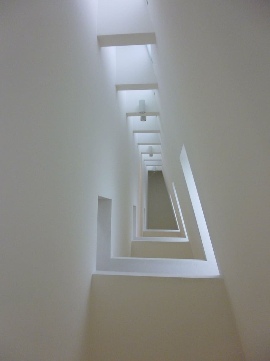 architecture, buildings, modern, light, perspective, modern building HD wallpaper