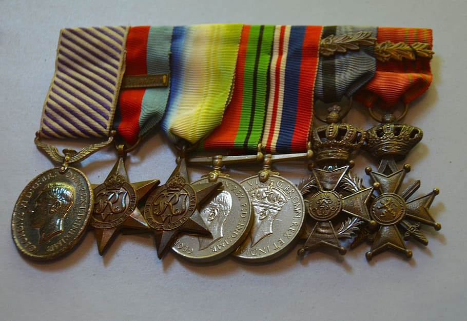 medals, war medals, military, victory, hero, battle, soldier