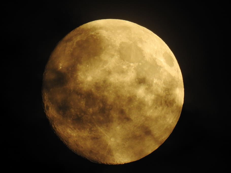 Night, Full Moon, astronomy, moon Surface, planetary Moon, astronomy Telescope HD wallpaper