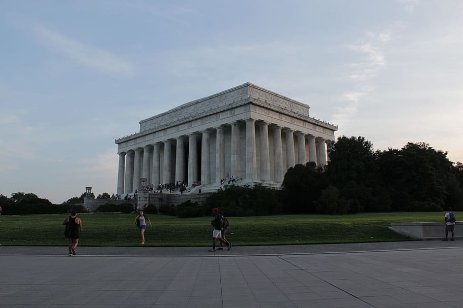 washington, building, sunset, sky, architecture, built structure HD wallpaper