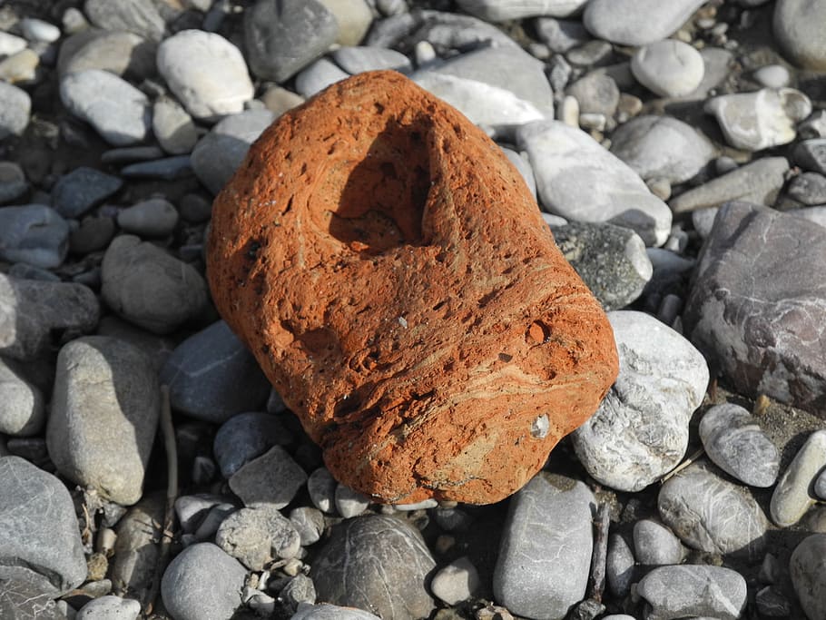 Nature, Pumice Stone, Reddish, pebble, brown, food, rock - Object HD wallpaper
