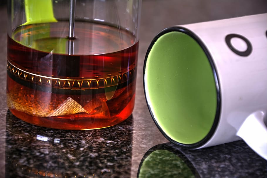 tea, mug, refreshment, healthy, glass, drink, close-up, drinking glass HD wallpaper