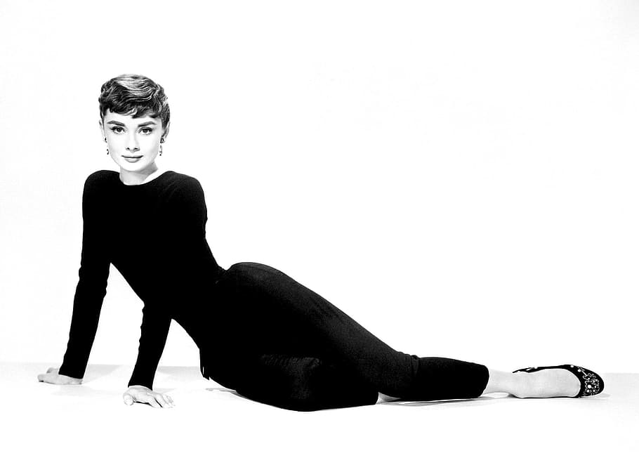 1920x1080px Free Download Hd Wallpaper Grayscale Photo Of Audrey Hepburn Actress Vintage