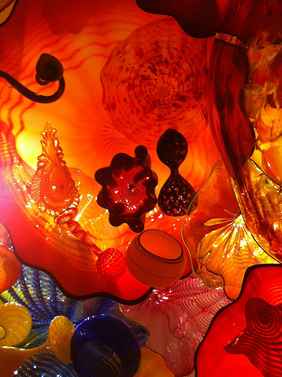 glass, red, translucent, liquid, design, orange, pattern, art HD wallpaper