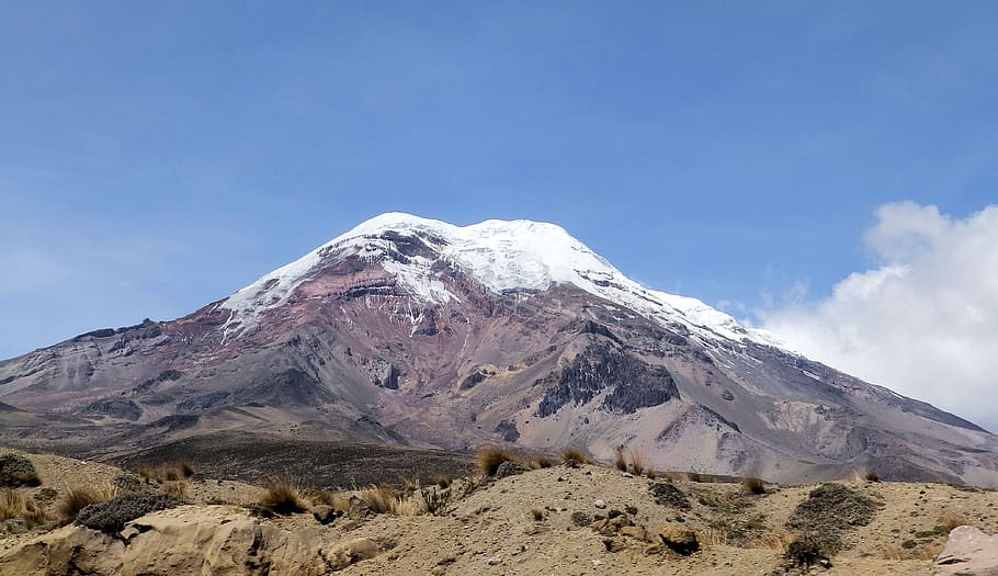 the glacier, chimborazo, andy, volcano, extinct volcano, climbing, HD wallpaper