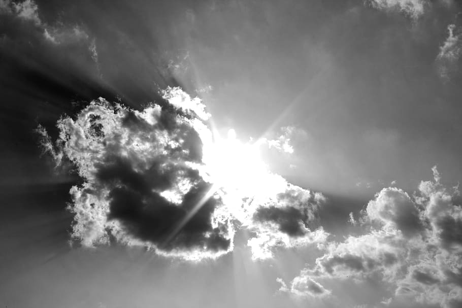 sun, cloud, weather, sky, bright, light, nature, cloudscape HD wallpaper