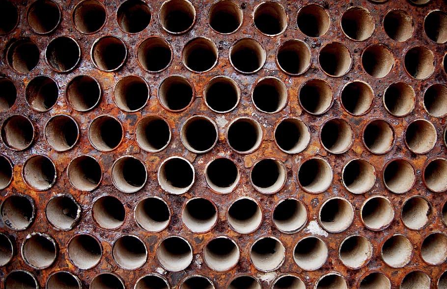 steel, iron, industry, pattern, pipe, form, round, stainless steel HD wallpaper