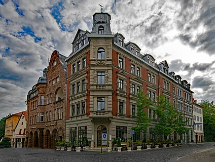 weimar, thuringia germany, old town, old building, places of interest HD wallpaper