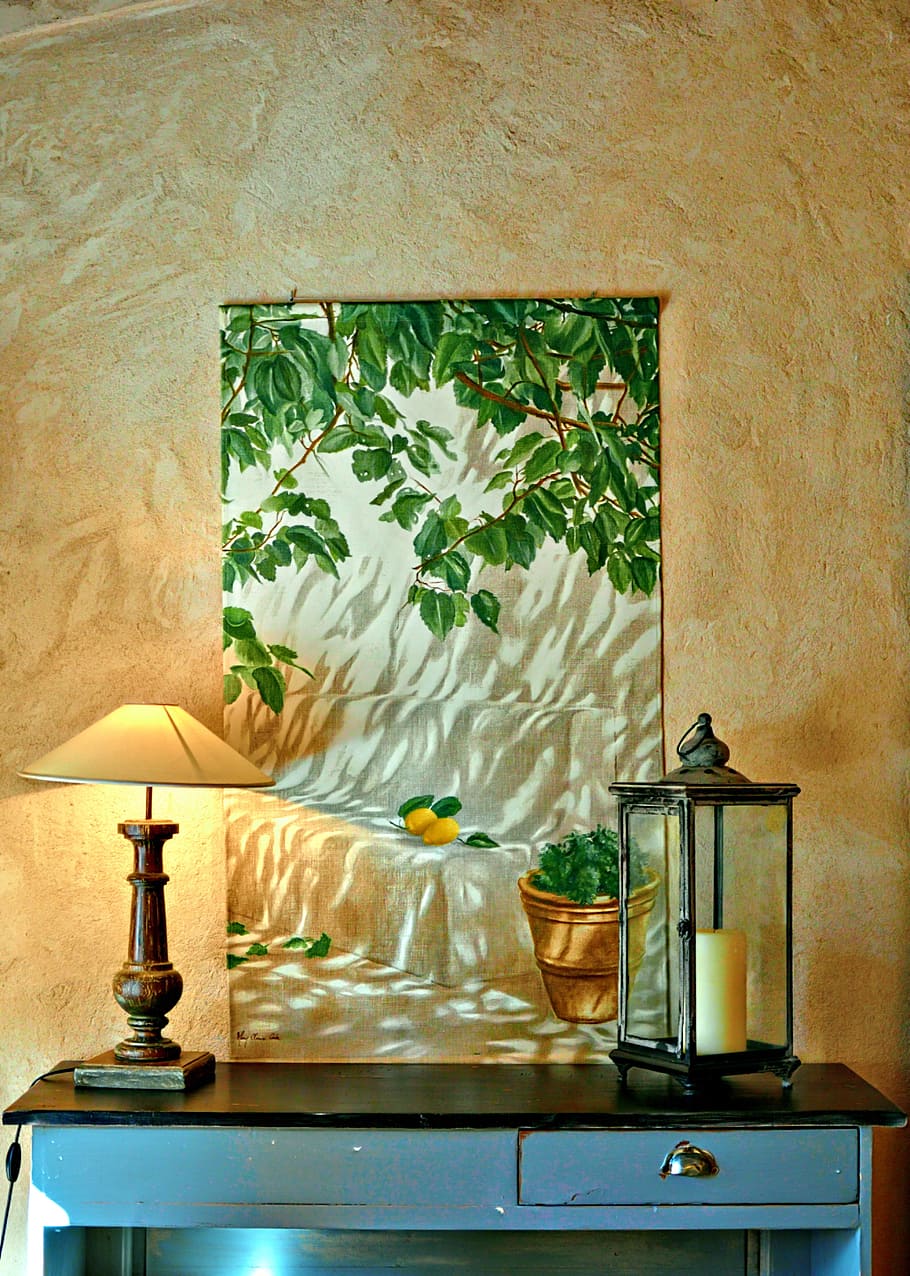 Lantern, Light, Luminaire, Candle, decoration, table, indoors, HD wallpaper