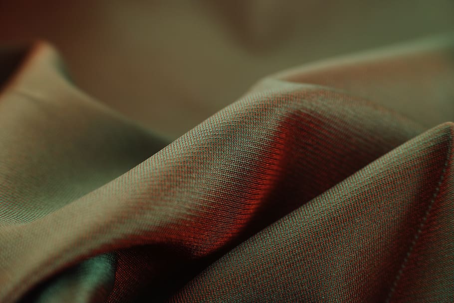 red textile, green, colors, fabric, abstract, design, abstract pattern HD wallpaper