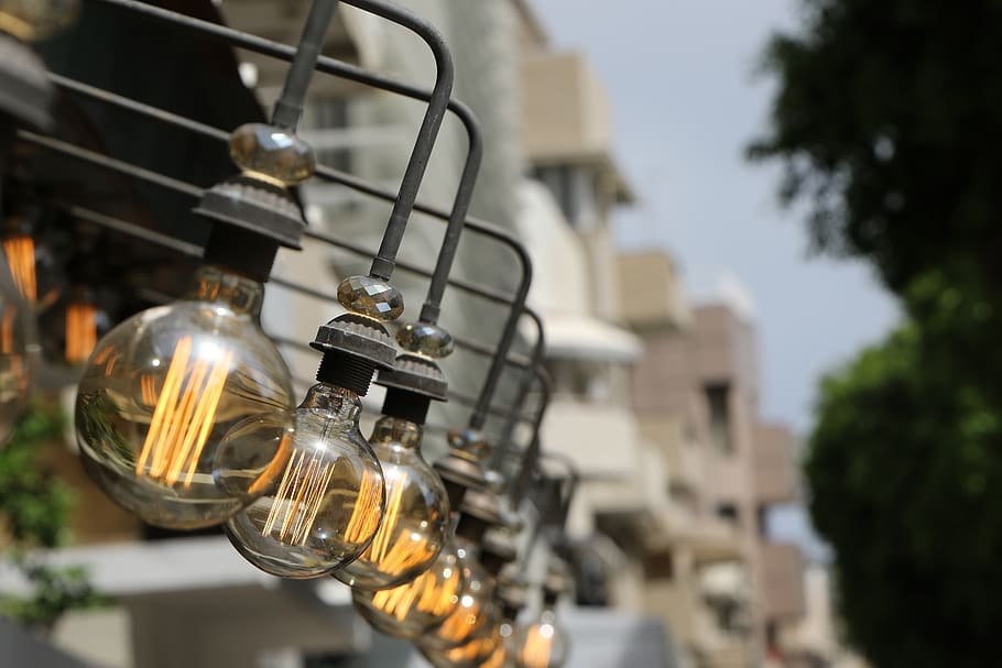 light, bulbs, electricity, efficiency, technology, creative HD wallpaper