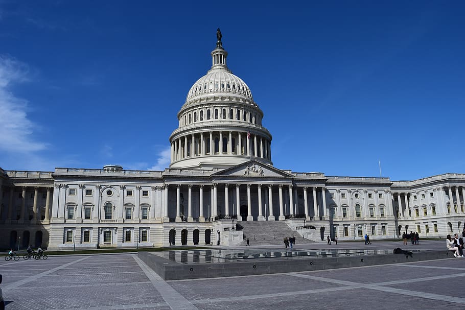 congress, architecture, building, sky, outdoors, structure HD wallpaper