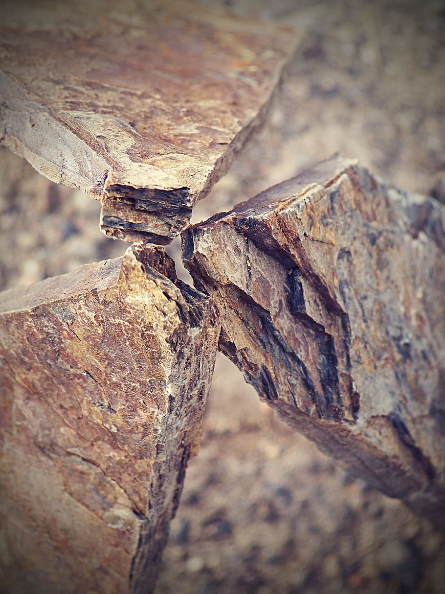 Natural, Stone, Nature, backgrounds, close-up, rough, old, wood - Material HD wallpaper