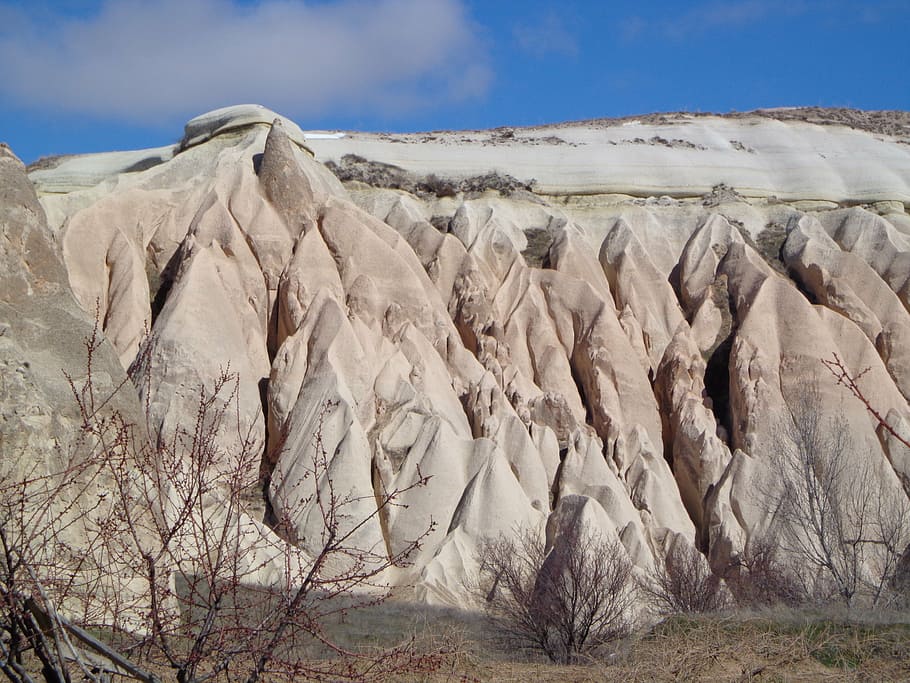 cappadocia, turkey, tufa, rock formations, landscape, nature, HD wallpaper