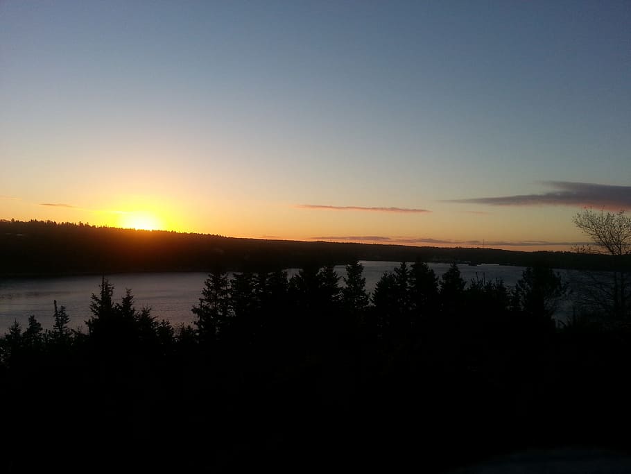 Sunrise, Water, Sky, Clouds, Outdoors, tranquil, weather, meteorology HD wallpaper