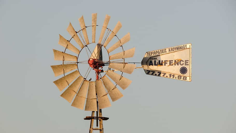 windmill, wheel, weather, sky, water, traditional, agriculture HD wallpaper