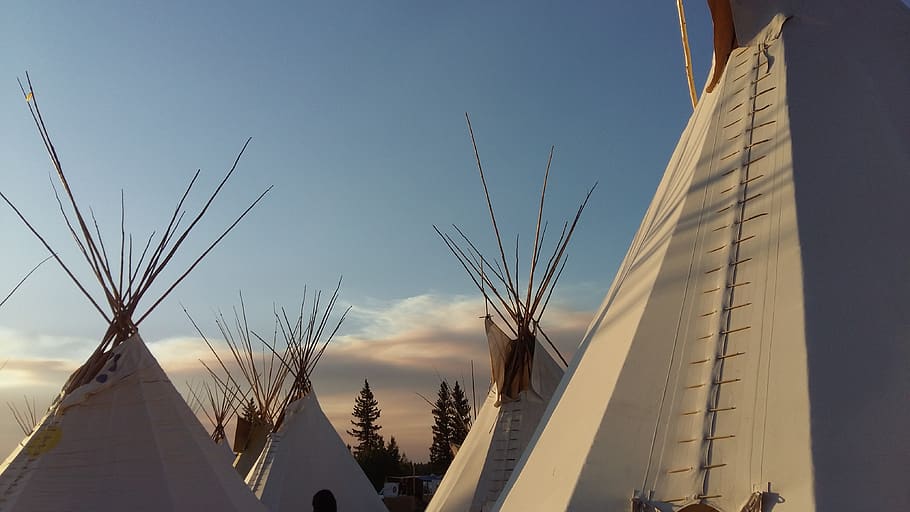 indigenous, native, culture, teepee, canada, west, architecture, HD wallpaper