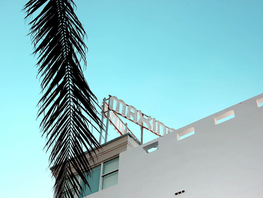 My last vacation, low angle photography of concrete building under blue sky HD wallpaper