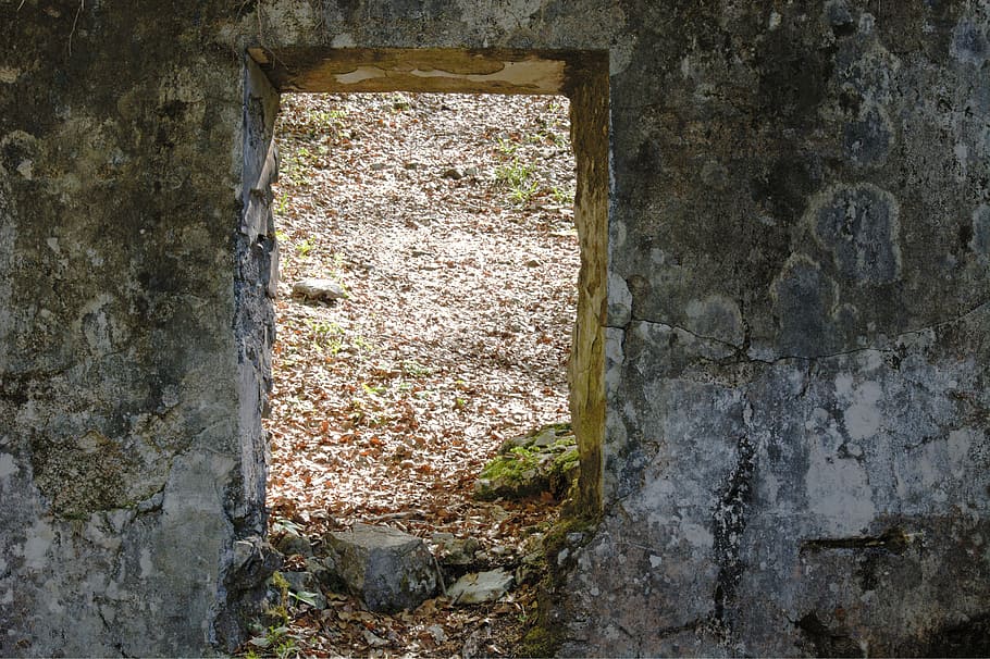 Wall, Ruin, Old, Architecture, Break Up, input, lapsed, leave HD wallpaper