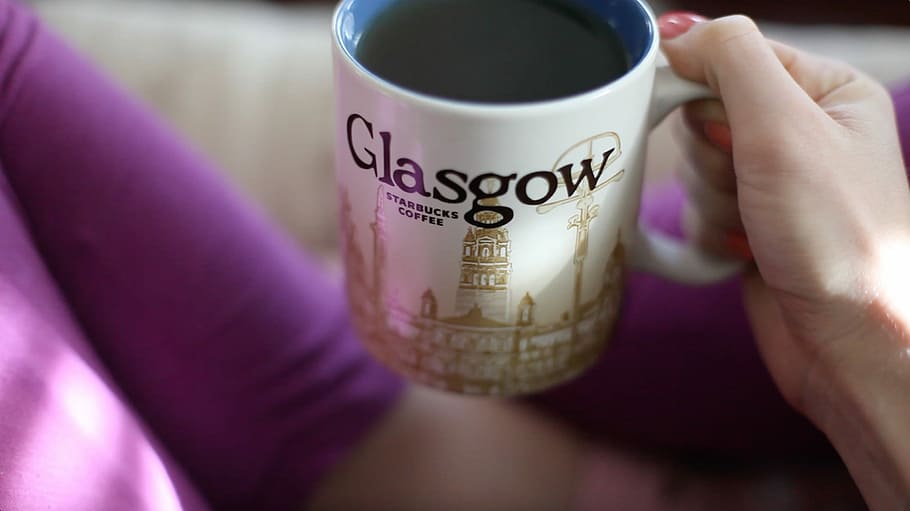 person holding ceramic mug with coffee inside, person holding white ceramic mug HD wallpaper