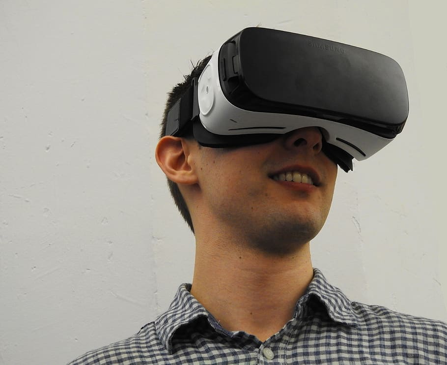 virtual reality, technology, headset, entertainment, futuristic HD wallpaper