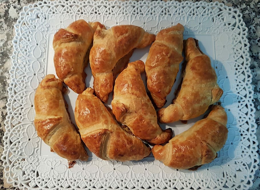 Croissant, Cooking, Taste, food and drink, indoors, close-up HD wallpaper