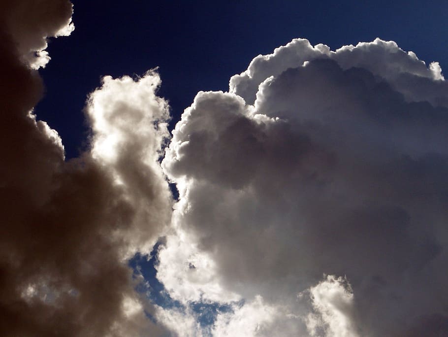 Clouds, Sky, Blue, Weather, Climate, rain, cumulus, atmosphere HD wallpaper