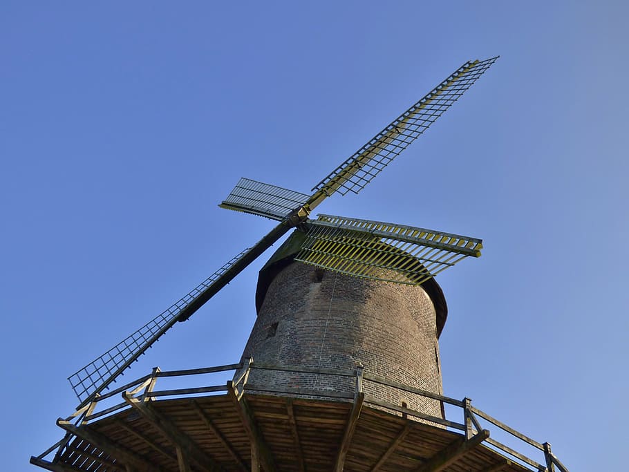 historic mill, monument, wind mill, germany, windmill, architecture HD wallpaper