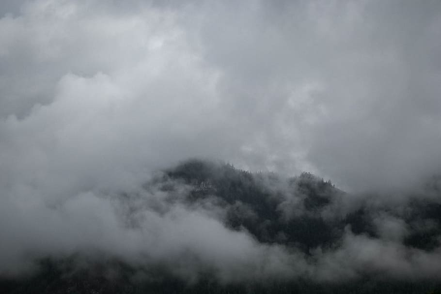 norway, cloud, north, mountain, arctic, mountains, landscape HD wallpaper