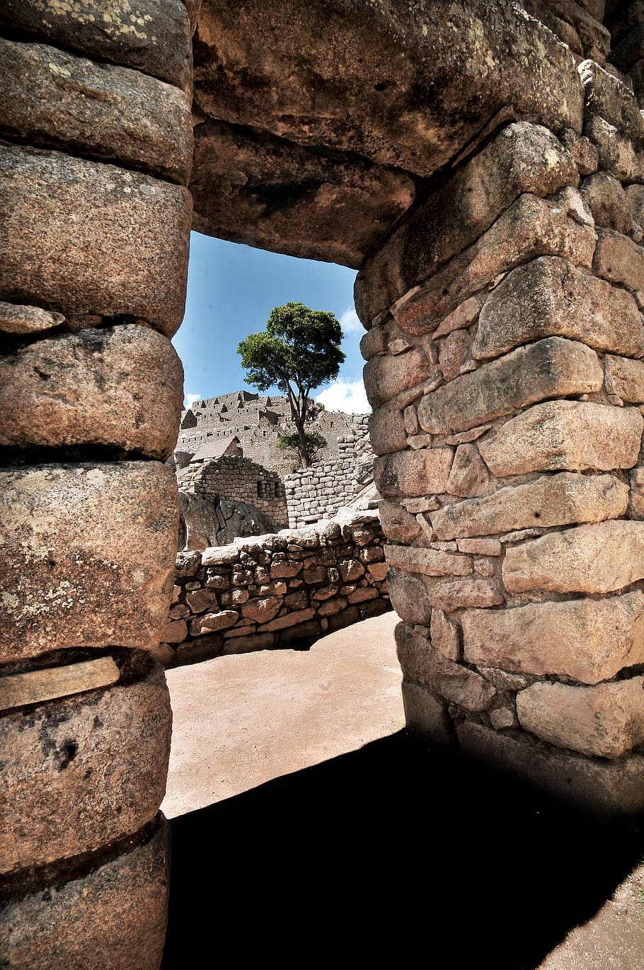 ruins stone walls during daytime, machu picchu, wonder of the world, HD wallpaper