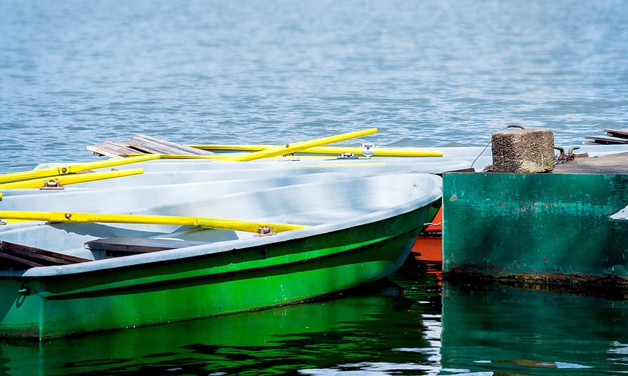 boot, water, lake, pond, sea, beach, port, blue, dew, ship HD wallpaper