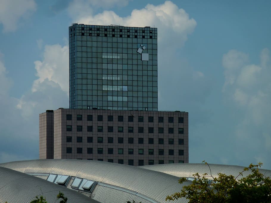 skyscraper, window, frankfurt, building, facade, architecture HD wallpaper