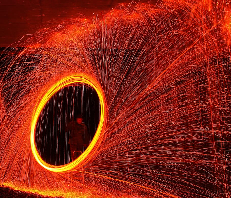 flare-up, slightly, movement, energy, bright, hot, heat, motion HD wallpaper