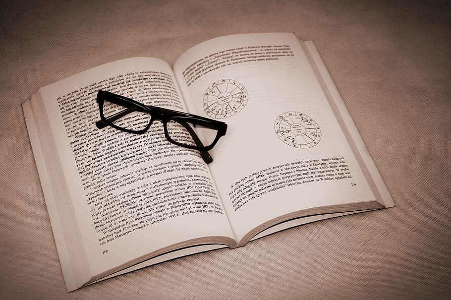 glasses, book, mandala, reading, vacations, publication, paper HD wallpaper