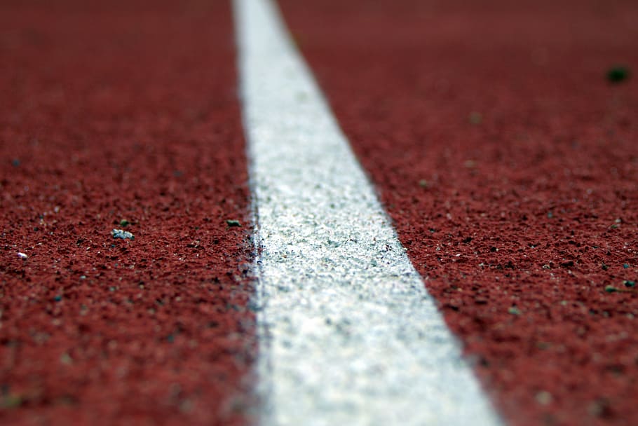 white road line at daytime, tartan, runs, target, race, the rivalry HD wallpaper