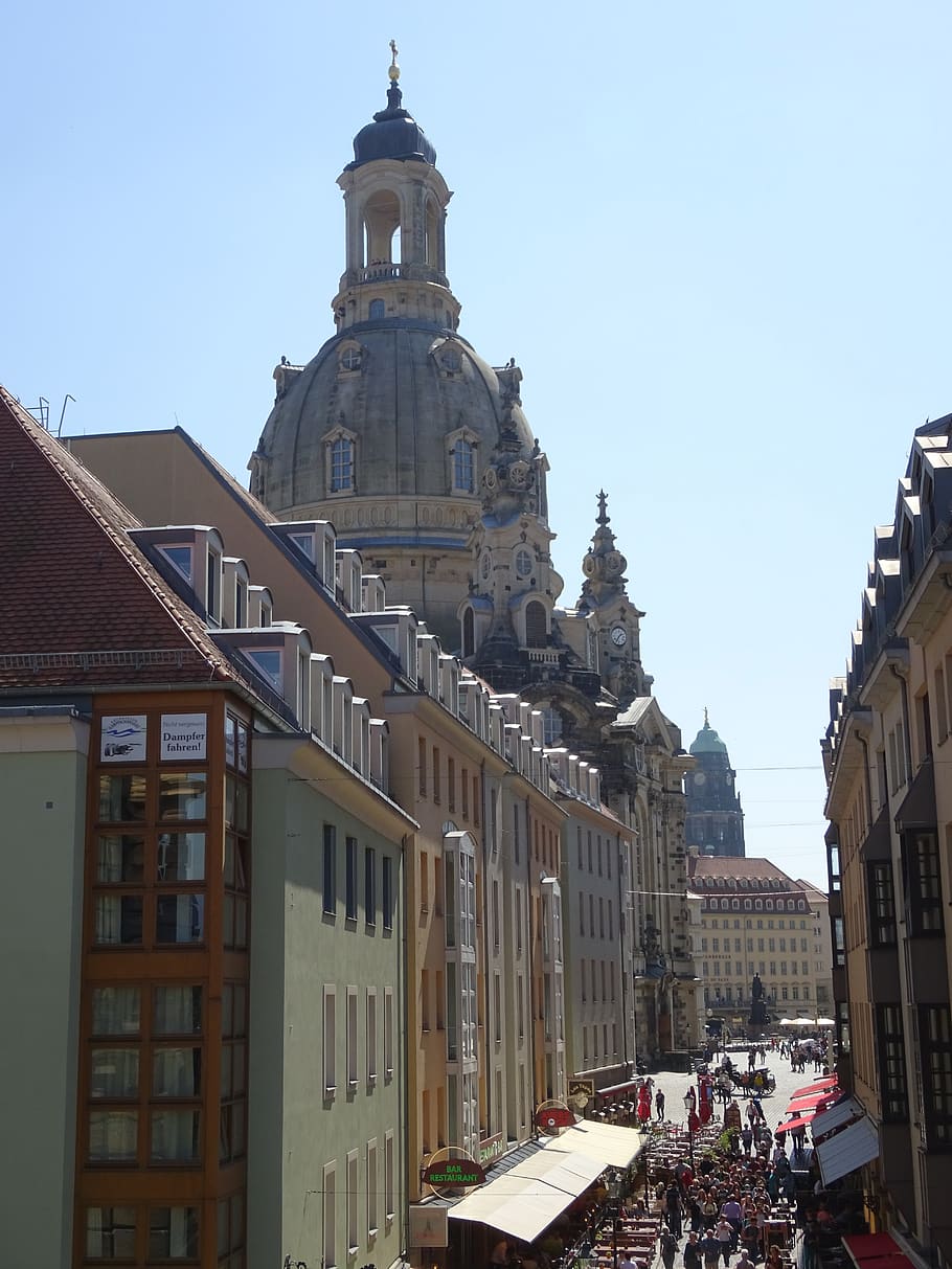 dresden, saxony, city, sights, elbe, europe, history, old building