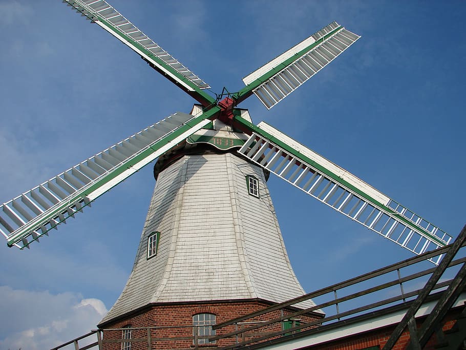 mill, windmill, holland, architecture, old, cultures, renewable energy HD wallpaper