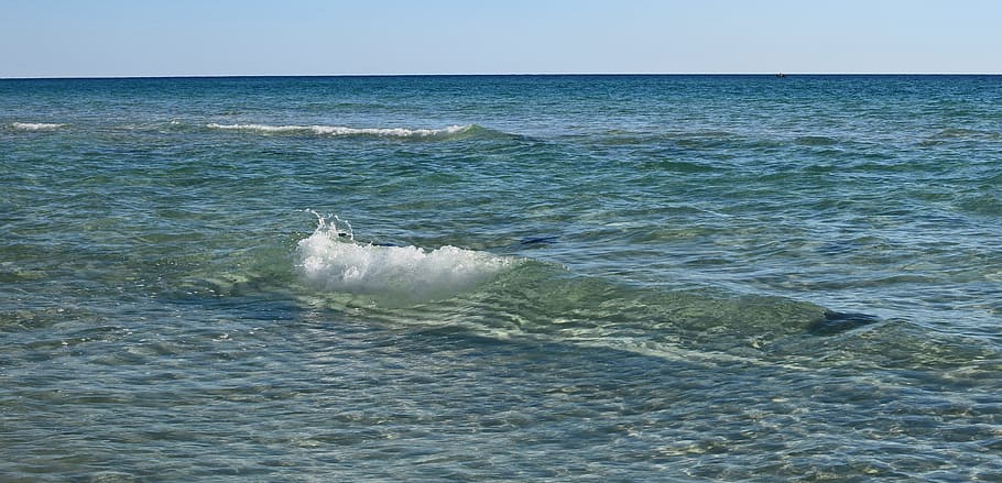 waves, water, ocean, sea, nature, gulf of mexico, stingray HD wallpaper