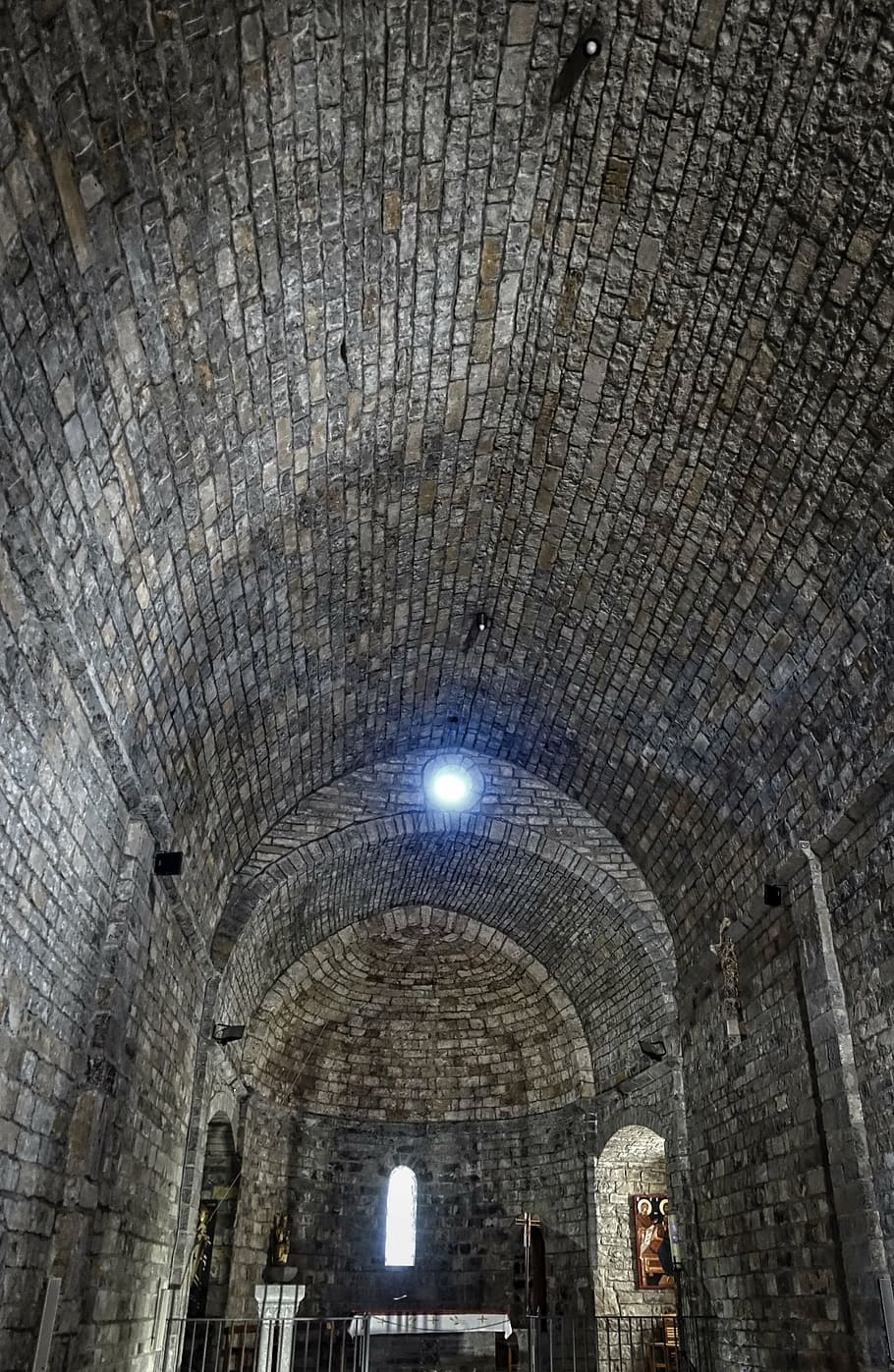 ceiling, stone, brickwork, interior, architecture, church, masonry HD wallpaper