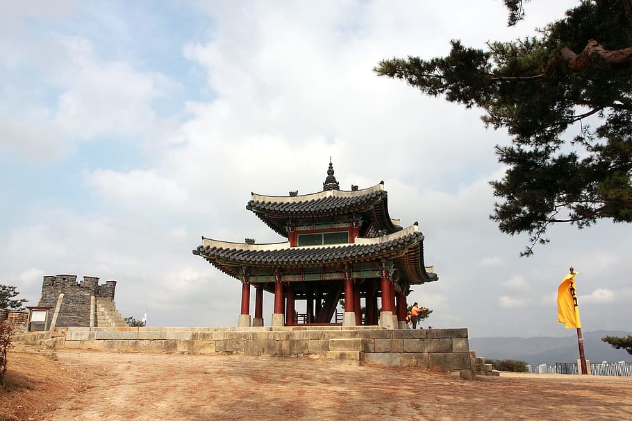 suwon, mars, autumn, castle, high, world cultural heritage